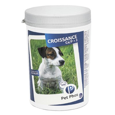 Вітаміни PET-PHOS CROISSANCE CA/P=2 100 таб. для СОБАК CEV50030 фото