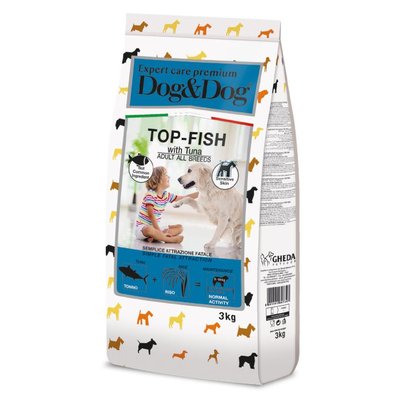Gheda сухий корм для собак D&Dog Expert Care Premium - Top-Fish 3 kg GDA60835 фото