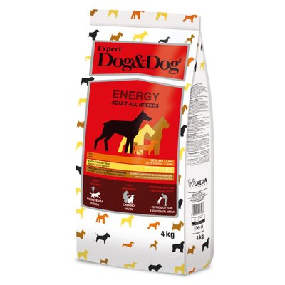 Gheda сухий корм для собак D&Dog Expert Energy 4kg GDA00574 фото