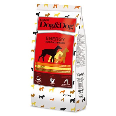 Gheda сухий корм для собак D&Dog Expert Energy 20kg GDA00353 фото