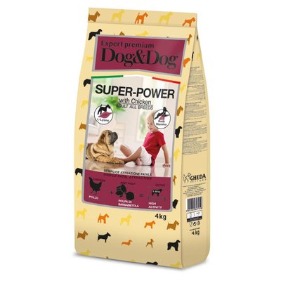 Gheda сухий корм для собак D&Dog Expert High Premium - Superpower 4kg GDA00577 фото