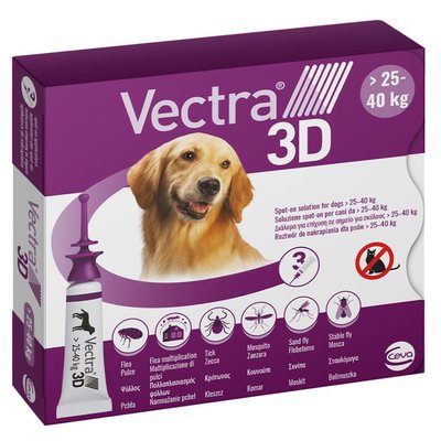 Вектра 3D собаки 25-40 кг, №3 спот-он CEV07991 фото