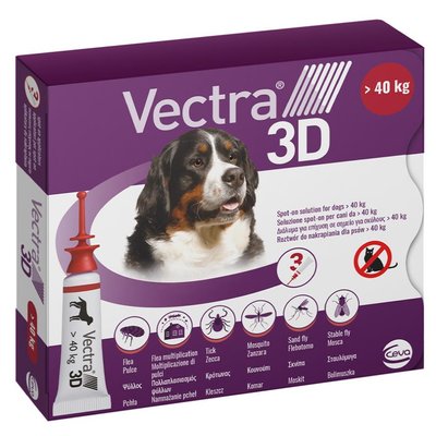 Вектра 3D собаки 40-65 кг, №3 спот-он CEV07989 фото