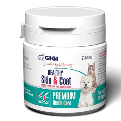 GiGi HEALTHY Skin & Coat N21 (tab) / ХЕЛСІ Скін & Коат N21 (таб) GIG43055 фото