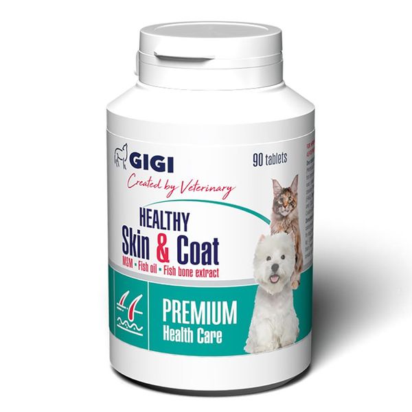 GiGi HEALTHY Skin & Coat N90 (tab) / ХЕЛСІ Скін & Коат N90 (таб) GIG43056 фото