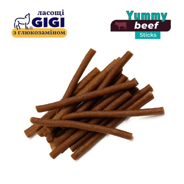 Смаколики GiGi "Апетитні палички з яловичини"/Yummy Beef Sticks 85г