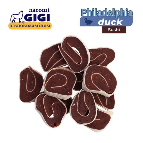 Смаколики GiGi "Роли Філадельфія з качки"/Philadelphia Duck Sushi 340г