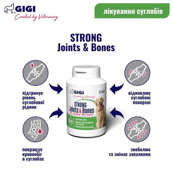 GiGi STRONG Joints & Bones N90 (tab) / СТРОНГ Джойн & Бонс N90 (таб)